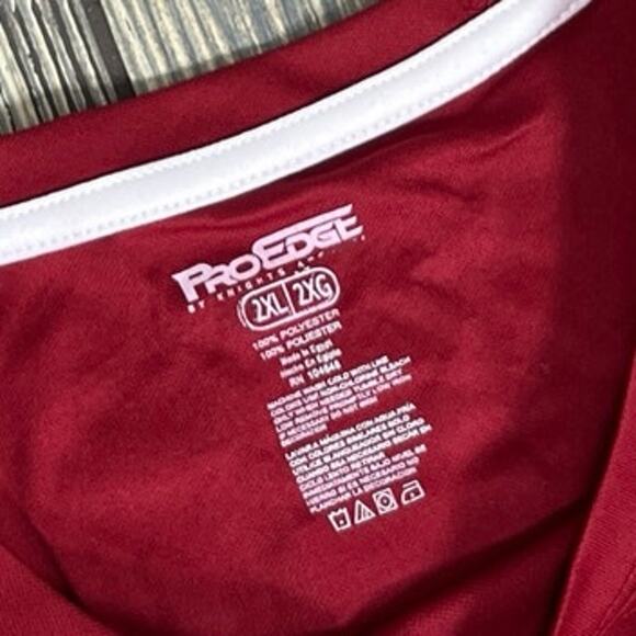 IU Indiana Hoosier ProEdge Men Sleeveless Athletic Shirt Gym Workout Sz 2XL - Picture 5 of 5